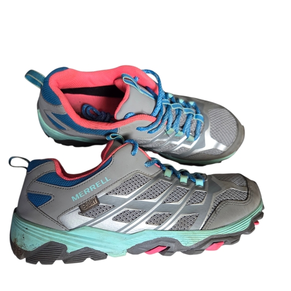 Merrell Other - Merrell Moab FST Low Waterproof Hiking Shoes Youth 7